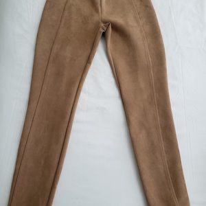 Ivanka Trump Camel Suede Riding Pants